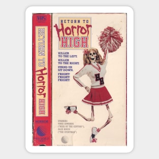 Return To Horror High VHS Sticker